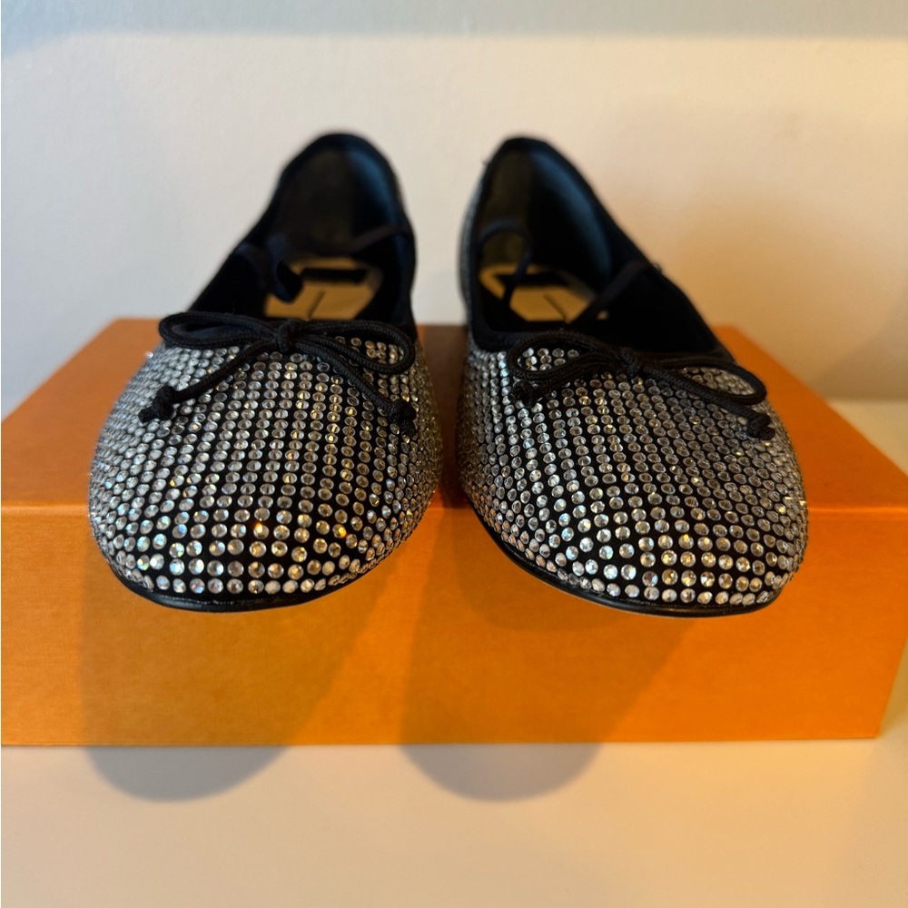 Dolce Vita Rhinestone Ballet Flats Size 10 - Picture 3 of 11
